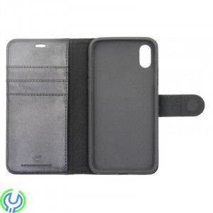 Mobilfodral äkta Läder för iPhone XS MAX, Svart, Mobilfodral äkta Läder för iPhone XS MAX, Svart, iPhone X modeller, , Elgruvan