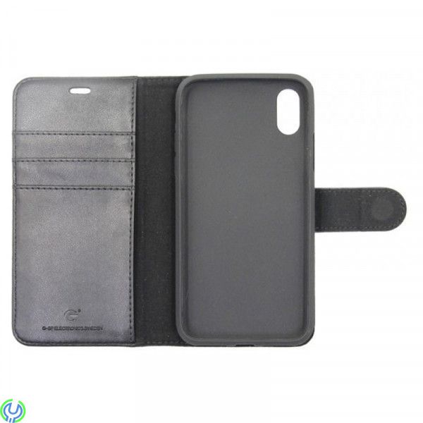 Mobilfodral äkta Läder för iPhone XS MAX, Svart, Mobilfodral äkta Läder för iPhone XS MAX, Svart, iPhone X modeller, , Elgruvan