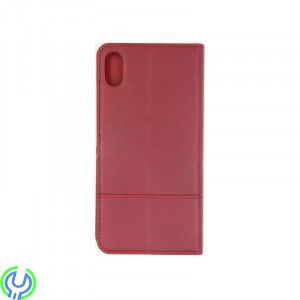 IPHONE XS MAX ÄKTA LÄDERVÄSKA MÖRK RÖD, IPHONE XS MAX ÄKTA LÄDERVÄSKA MÖRK RÖD, IPHONE XS MAX, , Elgruvan