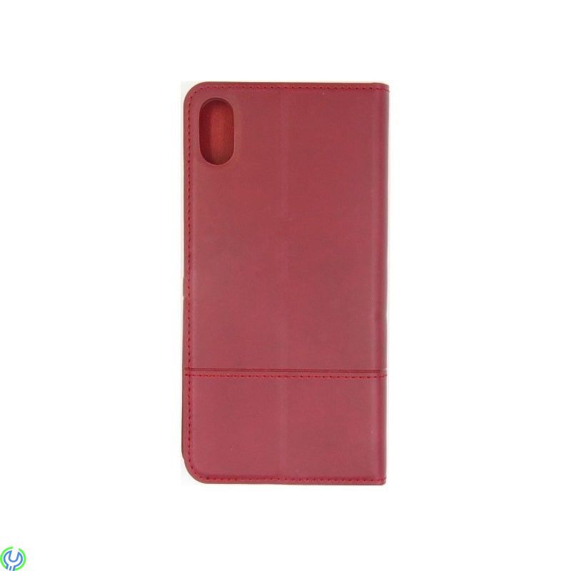 IPHONE XS MAX ÄKTA LÄDERVÄSKA MÖRK RÖD, IPHONE XS MAX ÄKTA LÄDERVÄSKA MÖRK RÖD, IPHONE XS MAX, , Elgruvan