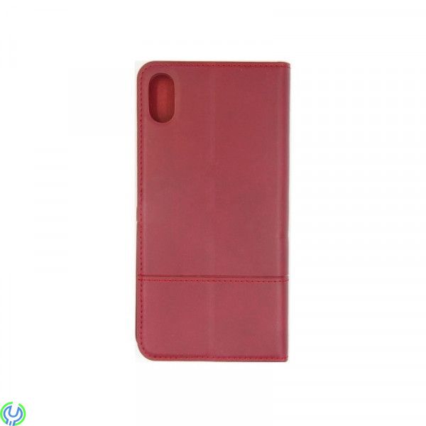 IPHONE XS MAX ÄKTA LÄDERVÄSKA MÖRK RÖD, IPHONE XS MAX ÄKTA LÄDERVÄSKA MÖRK RÖD, IPHONE XS MAX, , Elgruvan