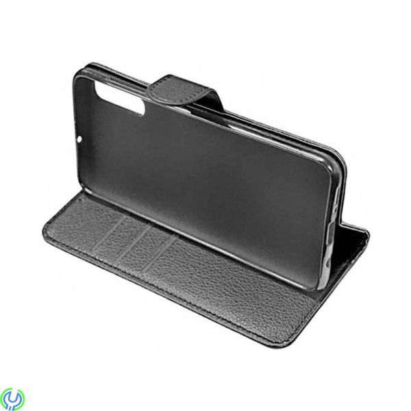 Läderplånbok för Samsung A50, Flip Stand Läderplånbok för Samsung A50 Svart., Galaxy A50, , 