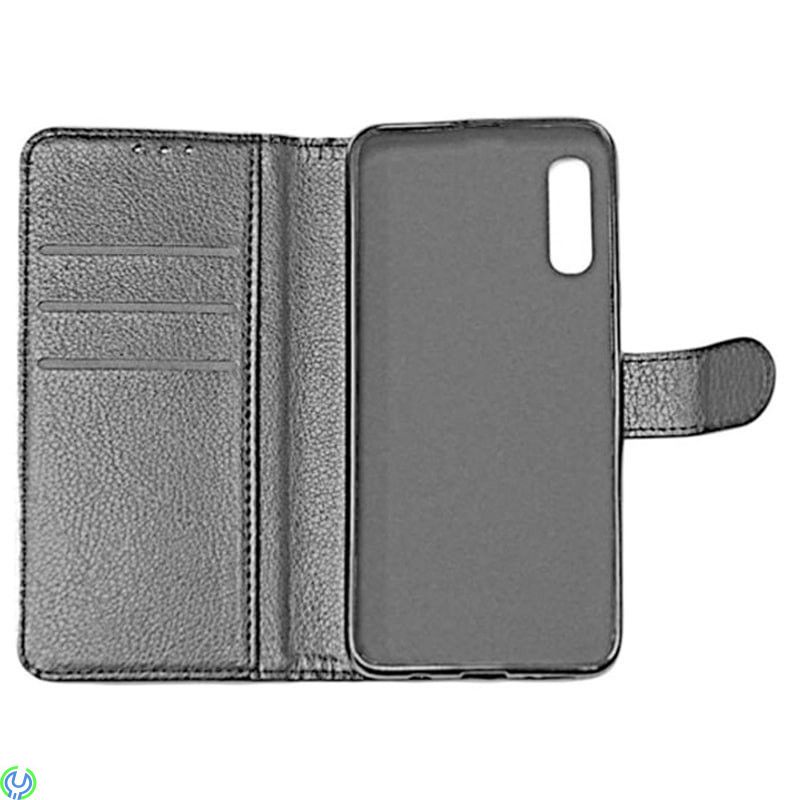 Läderplånbok för Samsung A50, Flip Stand Läderplånbok för Samsung A50 Svart., Galaxy A50, , 