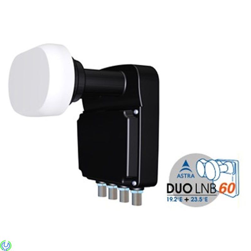 Quad Monoblock 23mm LNB ,4.3°, Detta lnb är speciellt för 19,2' till 23,5' öst. , Parabol / Tillbehör, , Inverto