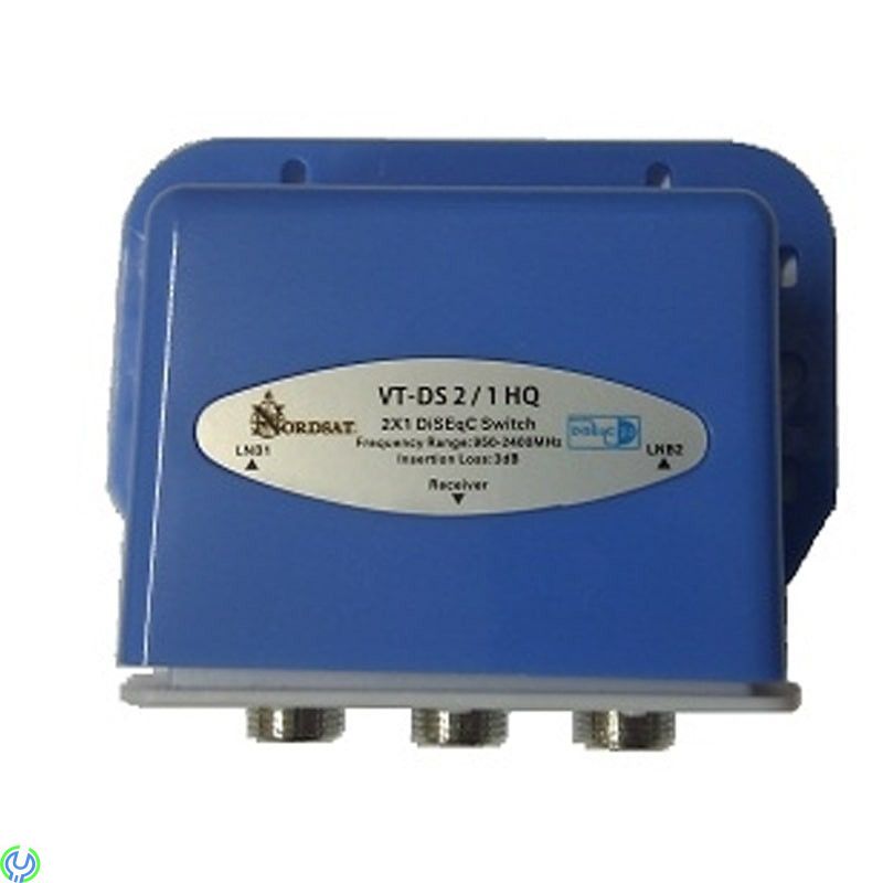2 väg DiSEqC Switch - DiSEqC  HQ, High ISO, NordSat DiSEqC Switch 2-1, 2-1 Switch, , Elgruvan