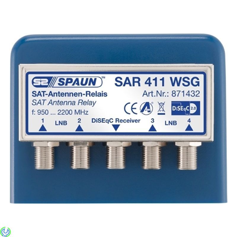 Spaun SAR 411 WSG, Högkvalitativ 4/1 Switch från tyska Spaun., 4-1 Switch, , Spaun