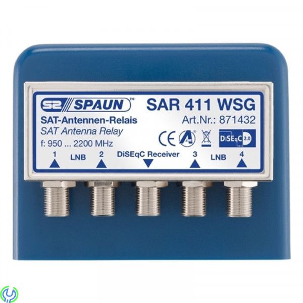 Spaun SAR 411 WSG, Högkvalitativ 4/1 Switch från tyska Spaun., 4-1 Switch, , Spaun