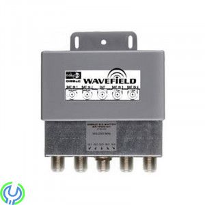 WAVEFIELD 4 väg DISEqC  Switch 2.0, S4/1PCN-W1, Fungerar med Linux-baserade mottagare, 4-1 Switch, , WAVEFIELD