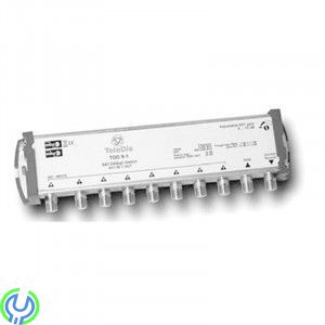 DiSEqC-switch 9/1 TDD- 8 Vägs + Terrest, TeleDis TDD 9-1 W DiseqC 8 Vägs + Terrest, Multiswitch, , Elgruvan