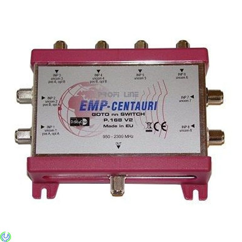 EMP 8-vägs Switch S8/1PCN-3, 8in/1out switch konstruerade för direkt anslutning av upp till 8 SAT, Multiswitch, , EMP