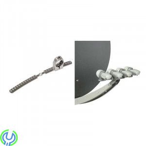 Fuba Multifeed-hållare justerbar 12º, Justerbar -12º till +12º (totalt 24º) Passar till FUBA paraboler., LNB Hållare, , FUBA