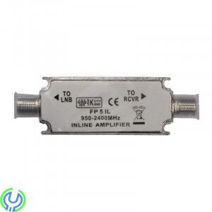 Linjeförstärkare 20dB för Satellit, Bra att använda vid lång koaxial kabel från parabolantenn., SAT Förstärkare, , Elgruvan