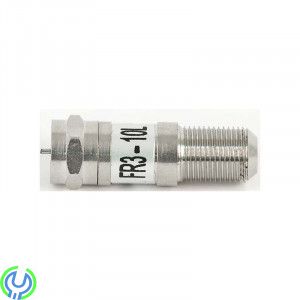 DÄMPSATS FR3-10DC FAST 10 DB (Satellit), Dämpsats, FR3-10DC, Fast 10 dB, F- hona/hane, Fördelare, , Macab