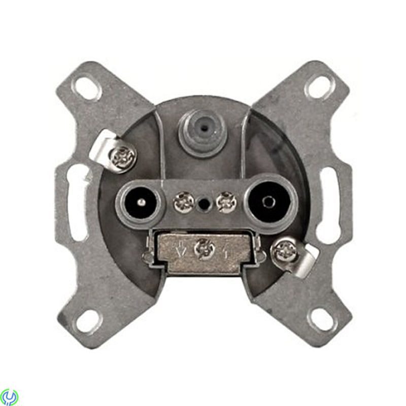 TOU- 14S Antennuttag, radio/tv/sat, Antennuttag med 3 utgångar för TV - radio - satellit., Fördelare, , Triax