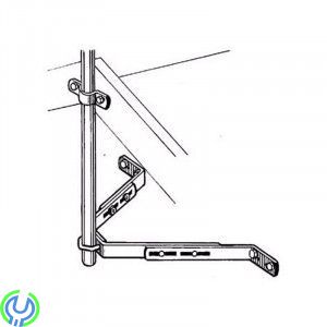 Vägg/nockfäste 25-45cm 2 ben, Väggfäste Med 2 ben., Nockfäste / Gavelfäste, , Elgruvan