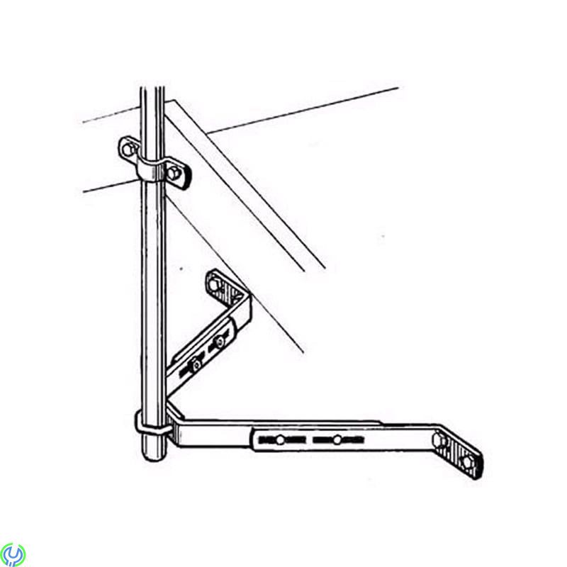 Vägg/nockfäste 25-45cm 2 ben, Väggfäste Med 2 ben., Nockfäste / Gavelfäste, , Elgruvan