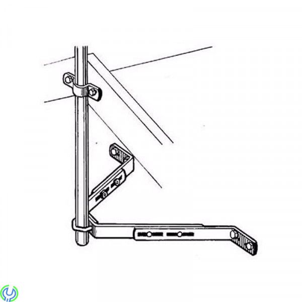 Vägg/nockfäste 25-45cm 2 ben, Väggfäste Med 2 ben., Nockfäste / Gavelfäste, , Elgruvan