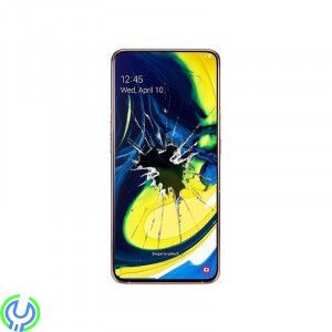 Galaxy A80, Original SKÄRMBYTE, Guld, Lyckats att krossa glaset på din Galaxy A80 (SM-A805)?, A80 (SM-A805F), , Samsung