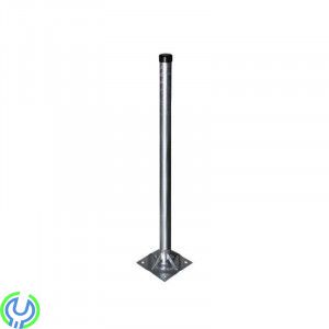 Mastfot för balkong eller terrass 48mm, Mastfot tillverkad av kvalitetsstål, Mark & Takfästen, , Elgruvan