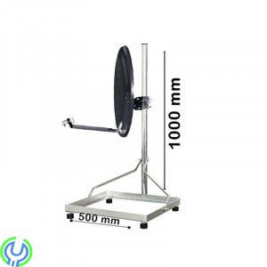 Markfäste 1m 48mm, 50x50cm, stål, Markstativ med stöd, Mycket stabilt.., Mark & Takfästen, , Elgruvan