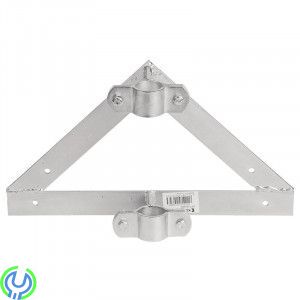 Stål gavelfäste  90 mm / 32 - 42 mm, Stål gavelfäste 90 mm, Nockfäste / Gavelfäste, , König