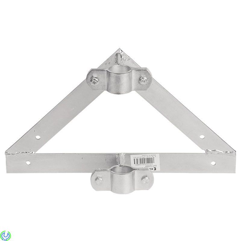 Stål gavelfäste  90 mm / 32 - 42 mm, Stål gavelfäste 90 mm, Nockfäste / Gavelfäste, , König