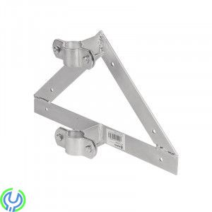 Stål gavelfäste  90 mm / 32 - 42 mm, Stål gavelfäste 90 mm, Nockfäste / Gavelfäste, , König