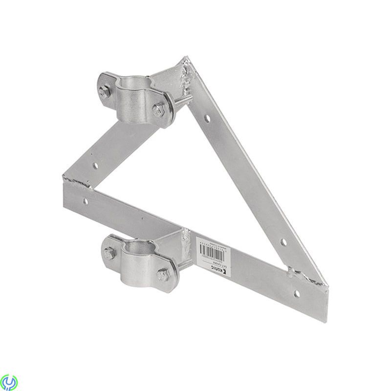 Stål gavelfäste  90 mm / 32 - 42 mm, Stål gavelfäste 90 mm, Nockfäste / Gavelfäste, , König