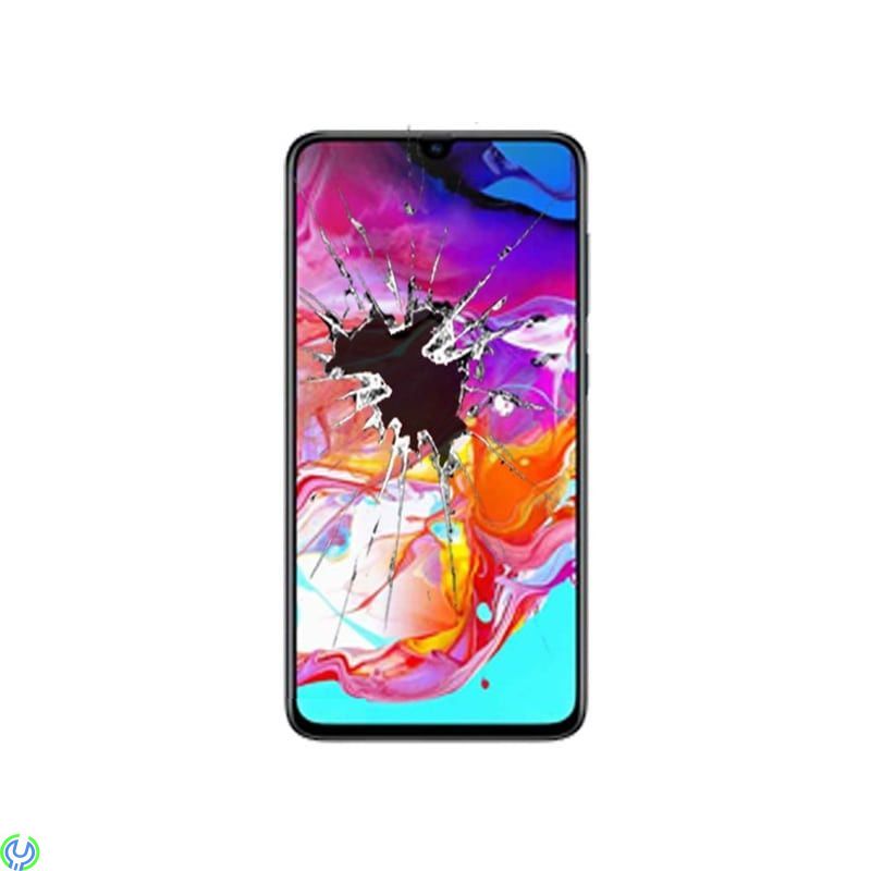 Galaxy A70, Original SKÄRMBYTE, Svart, Lyckats att krossa glaset på din Galaxy A70 SM-A705?, A70/71 (SM-A705F), , Samsung