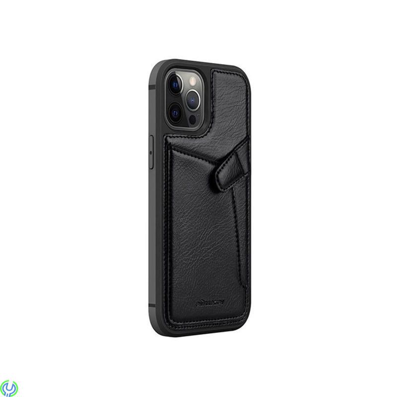 Nillkin Aoge Läderfodral För iPhone 12/12 Pro Svart, Nillkin Aoge Läderfodral, iPhone 12 modeller, , Nillkin