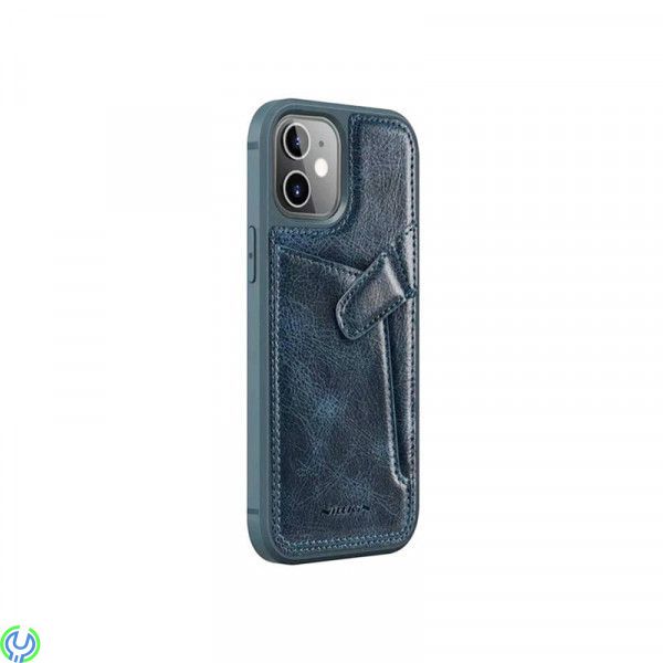 Nillkin Aoge Läderfodral För iPhone 12 Pro Max Blå, Nillkin Aoge Läderfodral, iPhone 12 Pro Max, , Nillkin