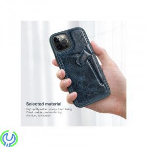 Nillkin Aoge Läderfodral För iPhone 12/12 Pro Blå, Nillkin Aoge Läderfodral, iPhone 12/ 12 Pro, , Nillkin