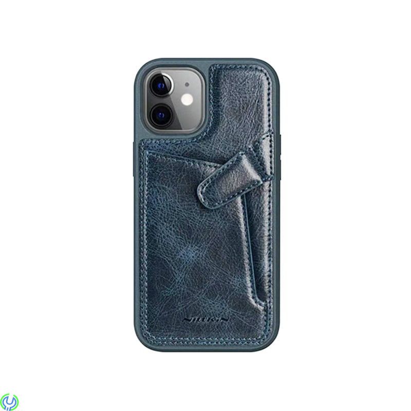 Nillkin Aoge Läderfodral För iPhone 12/12 Pro Blå, Nillkin Aoge Läderfodral, iPhone 12/ 12 Pro, , Nillkin