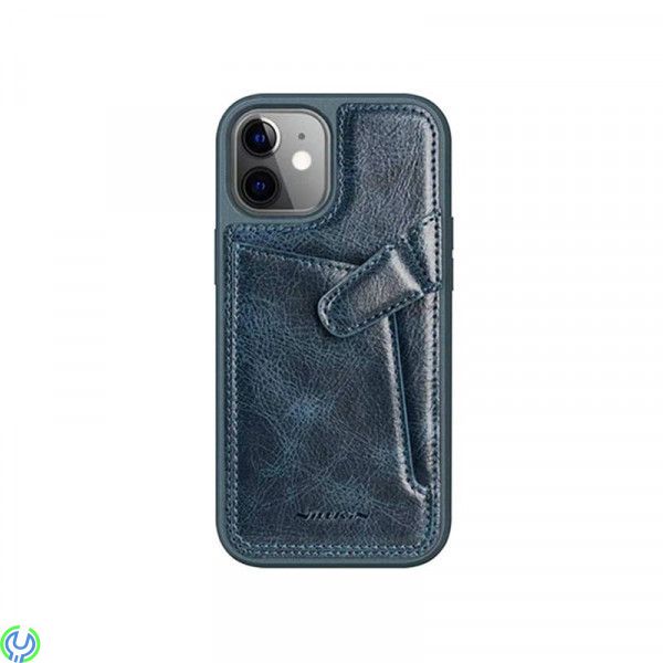 Nillkin Aoge Läderfodral För iPhone 12/12 Pro Blå, Nillkin Aoge Läderfodral, iPhone 12/ 12 Pro, , Nillkin