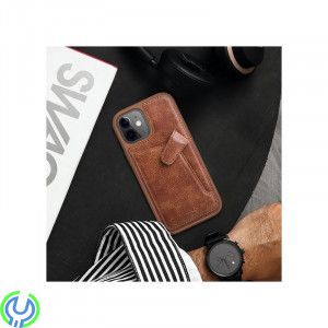 Nillkin Aoge Läderfodral För iPhone 12 mini Brown, Nillkin Aoge Läderfodral, iPhone 12 modeller, , Nillkin