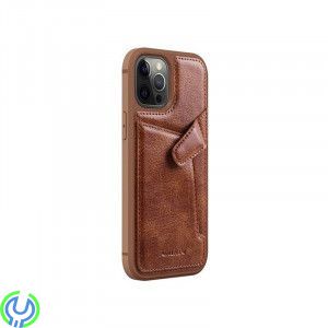 Nillkin Aoge Läderfodral För iPhone 12/12 Pro Brown, Nillkin Aoge Läderfodral, iPhone 12 modeller, , Nillkin