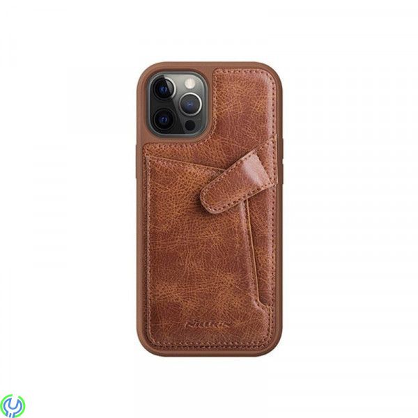 Nillkin Aoge Läderfodral För iPhone 12/12 Pro Brown, Nillkin Aoge Läderfodral, iPhone 12 modeller, , Nillkin