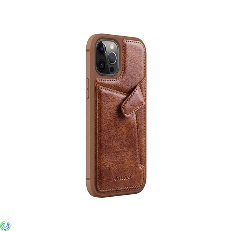 Nillkin Aoge Läderfodral För Apple 12 Pro Max Brown, Nillkin Aoge Läderfodral, iPhone 12 modeller, , Nillkin
