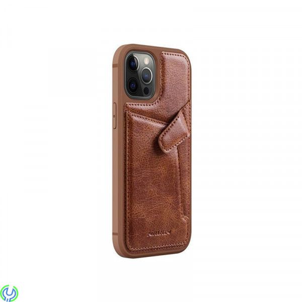 Nillkin Aoge Läderfodral För Apple 12 Pro Max Brown, Nillkin Aoge Läderfodral, iPhone 12 modeller, , Nillkin