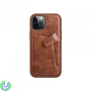 Nillkin Aoge Läderfodral För Apple 12 Pro Max Brown, Nillkin Aoge Läderfodral, iPhone 12 modeller, , Nillkin