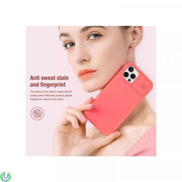 iPhone 12/12 Pro Nillkin CamShield Silicone Skal Svart, Nillkin CamShield Silky Silicone Skal För Apple iPhone 12/12 Pro Svart, 