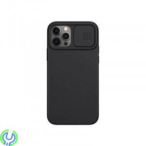 iPhone 12/12 Pro Nillkin CamShield Silicone Skal Svart, Nillkin CamShield Silky Silicone Skal För Apple iPhone 12/12 Pro Svart, 