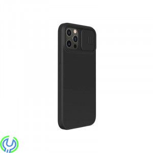 iPhone 12/12 Pro Nillkin CamShield Silicone Skal Svart, Nillkin CamShield Silky Silicone Skal För Apple iPhone 12/12 Pro Svart, 