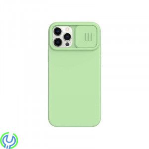 iPhone 12 Pro Max Nillkin CamShield Silky Magnetisk Silicone Skal Grön, Nillkin Cams Loved-fodralet ger dig skyddad för din iPho