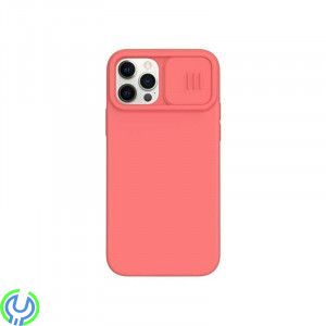 iPhone 12 Pro Max Nillkin CamShield Silky Silicone Skal Orange, Nillkin CamShield Silky Silicone Skal För Apple iPhone 12 Pro Ma