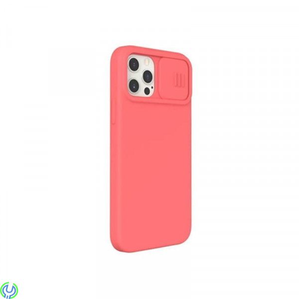 iPhone 12 Pro Max Nillkin CamShield Silky Silicone Skal Orange, Nillkin CamShield Silky Silicone Skal För Apple iPhone 12 Pro Ma