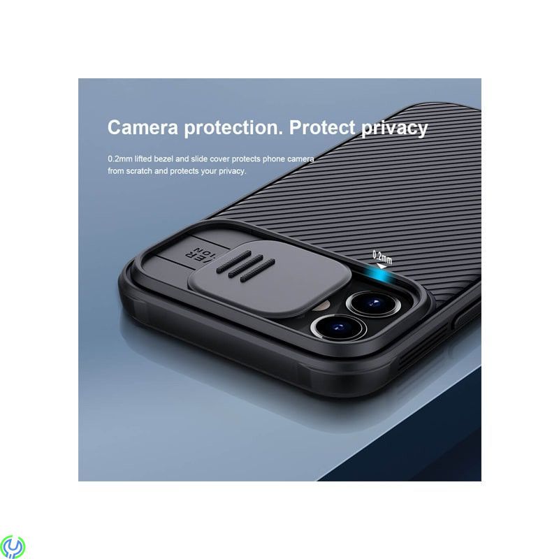 iPhone 12/12 Pro Nillkin CamShield Pro Skal Svart, Nillkin CamShield Pro Skal För Apple iPhone 12 mini Svart, iPhone 12/ 12 Pro,