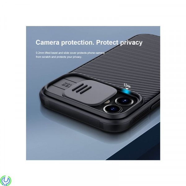iPhone 12 Pro Max Nillkin CamShield Pro MagnetiskSkal Svart, Nillkin CamShield Pro MagnetiskSkal För Apple iPhone 12 Pro Max Sva