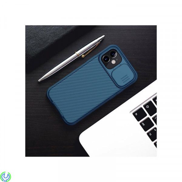 iPhone 12 Pro Max Nillkin CamShield Pro Magnetisk Skal Blå, Nillkin CamShield Pro Magnetisk Skal För Apple iPhone 12 Pro Max Blå