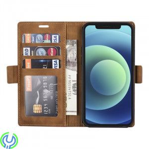 N.BEKUS Plånboksfodral för iPhone 12/12 Pro - Brun, N.BEKUS Plånboksfodral för iPhone 12/12 Pro - Brun, iPhone 12/ 12 Pro, , N.B